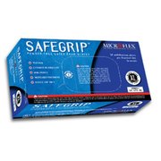 Ansell Microflex SG37 5 x L SafeGrip Powder-Free Latex Exam Gloves - Box of 50; X-Large MFX-SG375XL